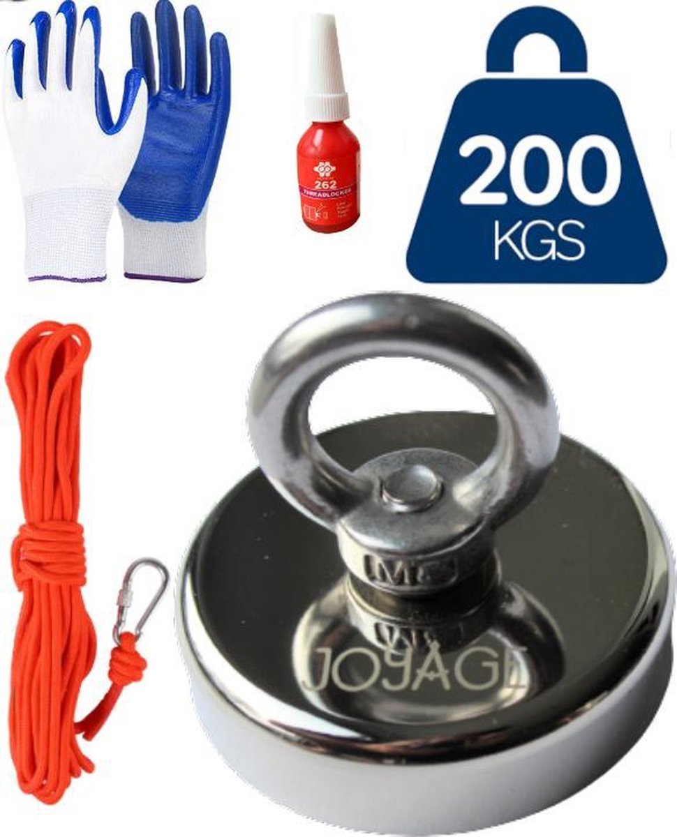 Beginner Vismagneet - 200 kg trekkracht - koop online — Magnet Outlet