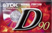 TDK Audio Tape D C-90 3-pack