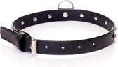 Power Escorts - Halsband - Collar- Fetish - Boss Series Collar - 2 cm - Roze - Kristallen