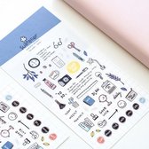 Daily Levensstijl Leuke DIY Scrapbooking Dagboek Briefpapier Stickers