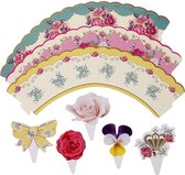 Talking Tables - Cup cake wraps met toppers - Truly Scrumptious Serie