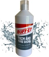 BUFF-IT - Trim and Tyre Shine - Blinkende banden en plastic - Diepe glans - 500ml