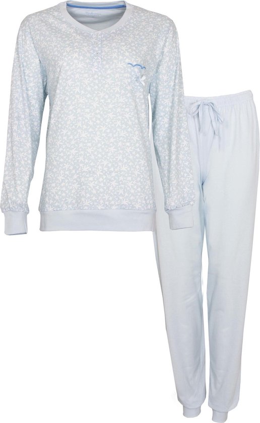Tenderness Dames Pyjama Lichtblauw TEPYD1005A - Maten: