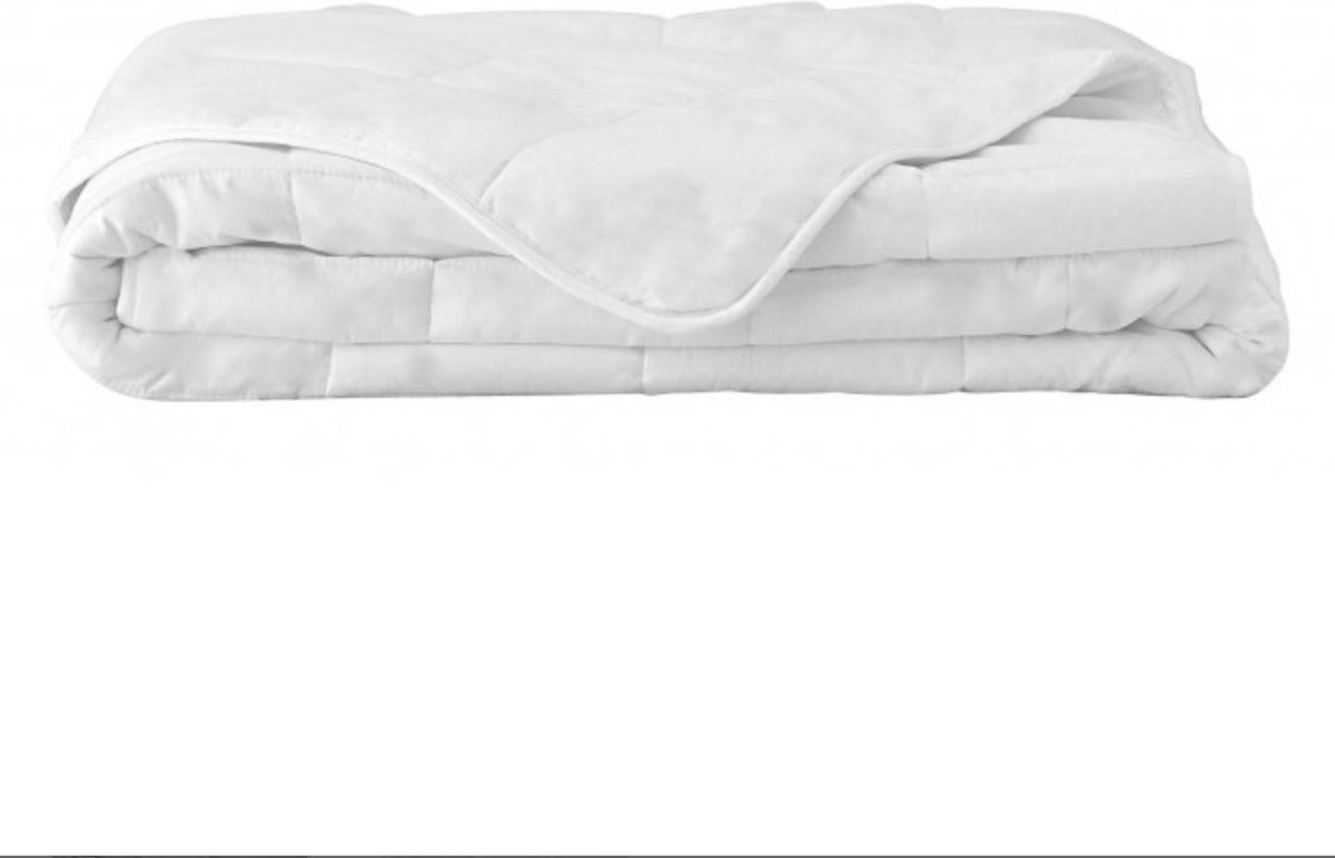 Zomerdekbed -140x200 cm Eenpersoons 100% Katoen-Wit
