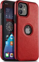 GSMNed - PU Leren telefoonhoes iPhone 11 Pro rood – hoogwaardig leren hoesje rood - telefoonhoes iPhone 11 Pro rood - lederen hoes voor iPhone 11 Pro rood