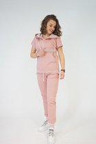 La Pèra Vrijetijdspak - Huispak Dames kledingsetje Trainingspak JUST roze - Maat L