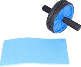 Fit Direct® Dubbele Trainingswiel - Buikspiertrainer - Buikspierapparaat - Buikspierwiel - Ab roller - Ab wheel