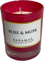 Rose en Musk Geurkaars