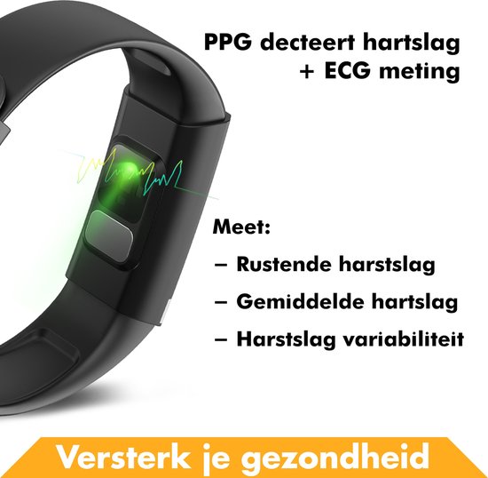 Smartwatch Stappenteller V19 Blauw Van In Voor Dames Heren / Kinderen –... | bol.com