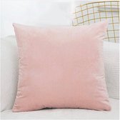 Zachte Kussenhoes - fluwelen kussenhoezen - home decor voor sofa stoel - kussensloop roze - 45 x 45 cm - 50 x 50 cm - woonkamer - slaapkamer