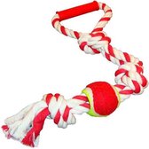 Ferplast Hondentrektouw 60 Cm Katoen Rood/wit