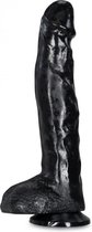 XXLTOYS - Lars - Dildo - Inbrenglengte 25 X 5.5 cm - Black - Uniek Design Realistische Dildo – Stevige Dildo – voor Diehards only - Made in Europe