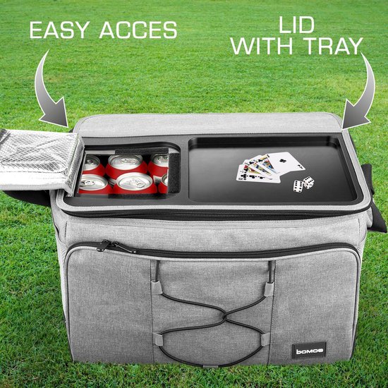 bomoe IceBreezer KT43 opvouwbare koeltas - koelbox voor onderweg - 43x32x28 cm - 45 liter - picknicktas perfect voor barbecues of festivals van bomoe — afbeelding 5