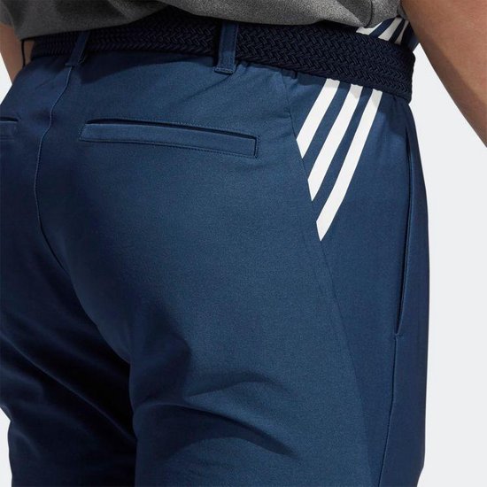 Adidas Ultimate365 3Stripes Tapered Broek Golfbroek Heren Crew Navy