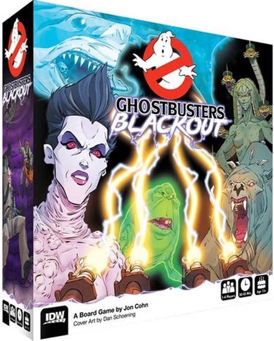 Afbeelding van het spel IDW Games - Ghostbusters Blackout Bordspel - Engels