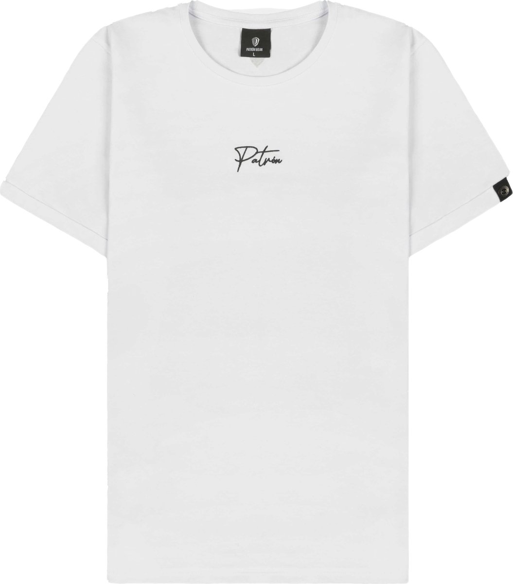 Patrón Wear - Emilio T-shirt White/Black - Maat XS