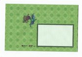 Cards & Crafts Luxe Gekleurde Enveloppen - 50 stuks - Groen / vogel - B6 -175X120 mm - 120grms - 50 enveloppen