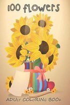 Adult Flower Coloring Book