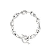MAT Accessoires - Statement Chain armband - Zilver - 19,5cm
