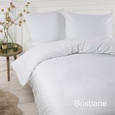 Dekbedovertrek Brisbane, Wit, Papillon Deluxe, Lits-jumeaux 240x200/220 cm, 100% hoogwaardig percale katoen, super zacht. Zie Dekbedstunter voor al onze artikelen.