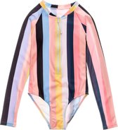 Snapper Rock - UV-zwempak voor meisjes - Longsleeve - Opti Stripe - Multi - maat 140-146cm