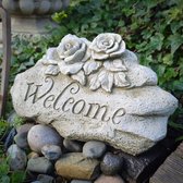 Tuinbeeld - Betonnen steen Welcome