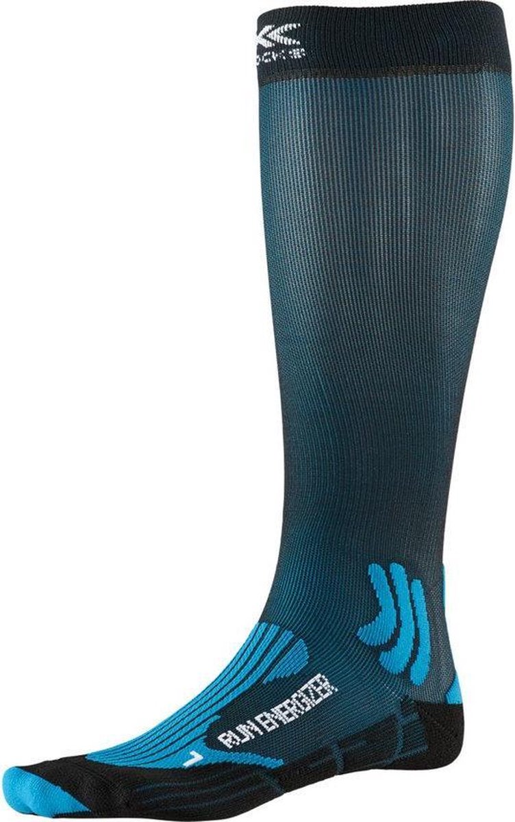 X-Socks Run Energizer Sokken, blauw Schoenmaat EU 45-47