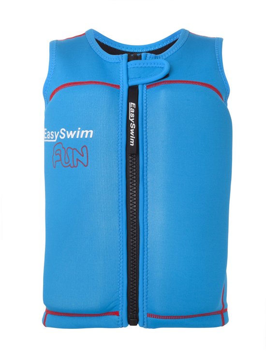 EasySwim Fun zwemvest kind – blauw – maat M – 17-23 kg – UPF50+