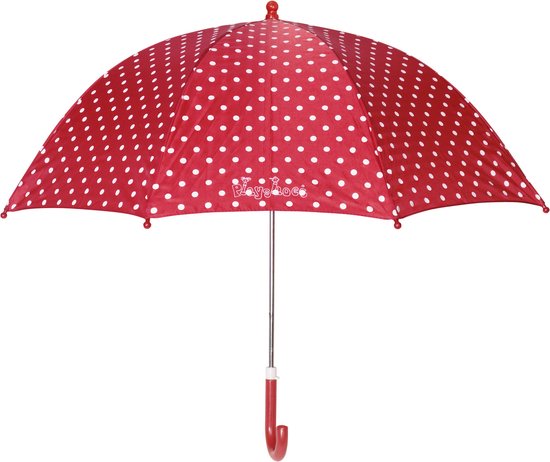 Playshoes - Kinderparaplu - Rood met witte stippen