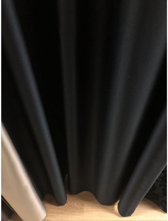 wang Glad wet 6 meter Verduisterende gordijnstof met loodveter 280 cm hoog (om zelf  gordijnen te maken) | bol.com