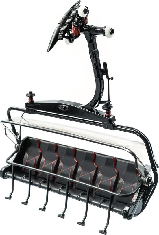 Jagerndorfer - Seat 6 Pers. D-line Zwart/rood 1:32 - modelbouwsets, hobbybouwspeelgoed voor kinderen, modelverf en accessoires