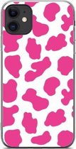ShieldCase Holy Cow geschikt voor Apple iPhone 11 hoesje - roze/wit