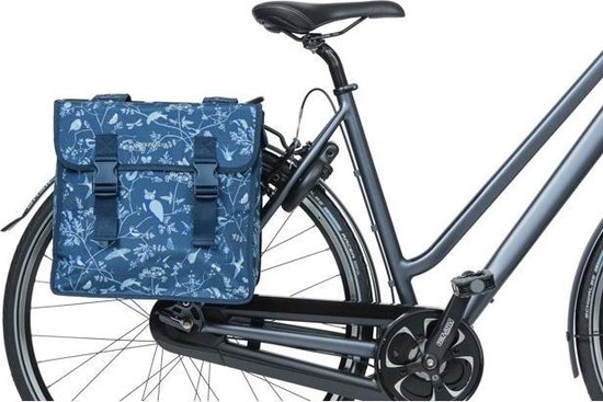 Sacoche double vélo Basil Boheme 35 litres bleu