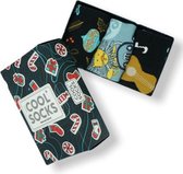 La Pèra Cool Socks Unisex Set van 3 paar happy sokken in een Giftbox Mix - Maat 43-46
