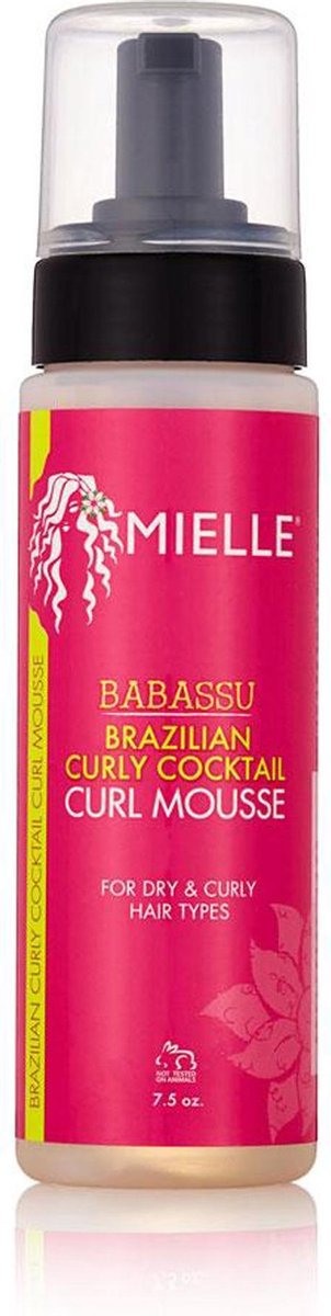 Mielle Organics Brazilian Curly Cocktail Curl Mousse 225gr