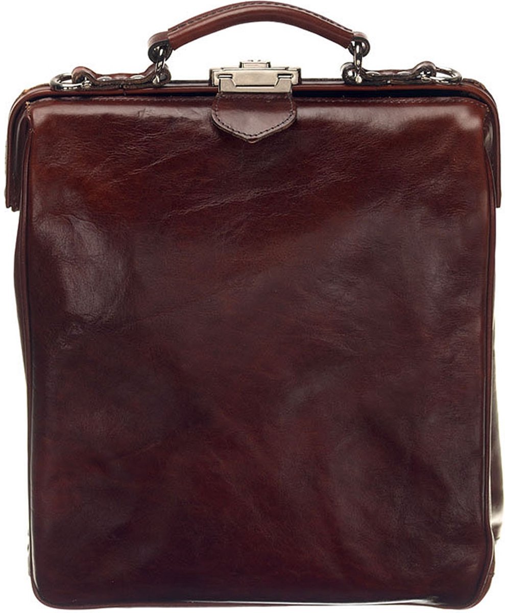 Mutsaers Laptoptas / Rugzak / Rugtas - On the Bag - 15 inch - 12 Liter - Leer - Bruin