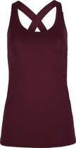 O'Neill Tanktops Women Yoga Performance Top Bordeaux S - Bordeaux 88% Polyester, 12% Elastane Round Neck
