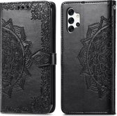 iMoshion Mandala Booktype Samsung Galaxy A32 (4G) hoesje - Zwart