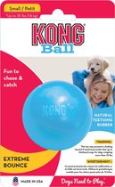 Kong hond Puppy Ball met gat, small. (Ø 6 cm), LET OP ! ALLEEN KLEUR BLAUW WORD GELEVERD!