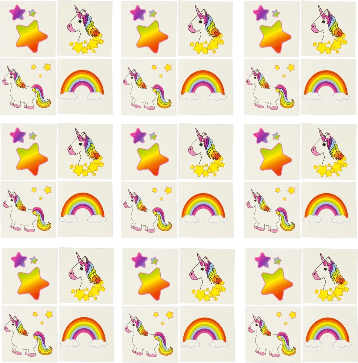 Eenhoorn Plakplaatje Tijdelijke Tatoeage | 36 Tattoos Unicorn