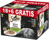 Nourriture pour chat Sachet Sheba Terre&Mer 18+6 Pack Promo