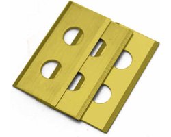 Central park cp500 robotmaaier mesjes titanium - 18 stuks