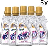 Vanish Oxi Action Crystal White Base Gel - Voor Witte Was - 750ml x5