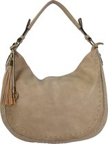 Schoudertas Qischa taupe claire