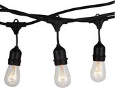 Led prikkabel Lichtsnoer - 10x E27 fitting - 5 meter - IP65 - koppelbaar - 220 Volt