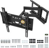 TV Muurbeugel | Geschikt voor 23-55 Inch tot 45 kg | Draai- en kantelbaar | Muur steun ophang beugel | Wandbeugel kantelbaar | Geschikt voor elk merk