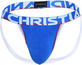 Andrew Christian CoolFlex Active Modal Jock w/ Show-It Blauw - MAAT S - Heren Ondergoed - Jockstrap voor Man - Mannen Jock