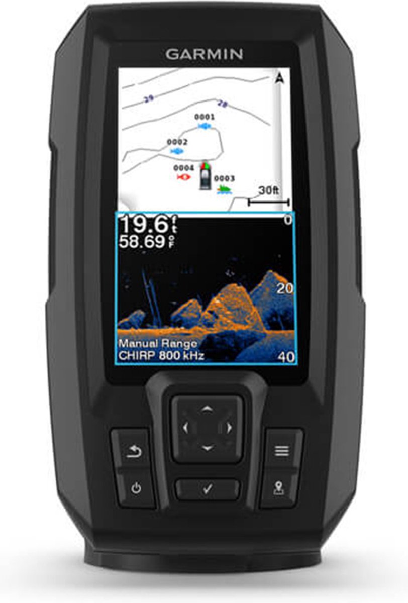 Garmin STRIKER Vivid 4cv - With GT20-TM Transducer - Fishfinder - Zwart