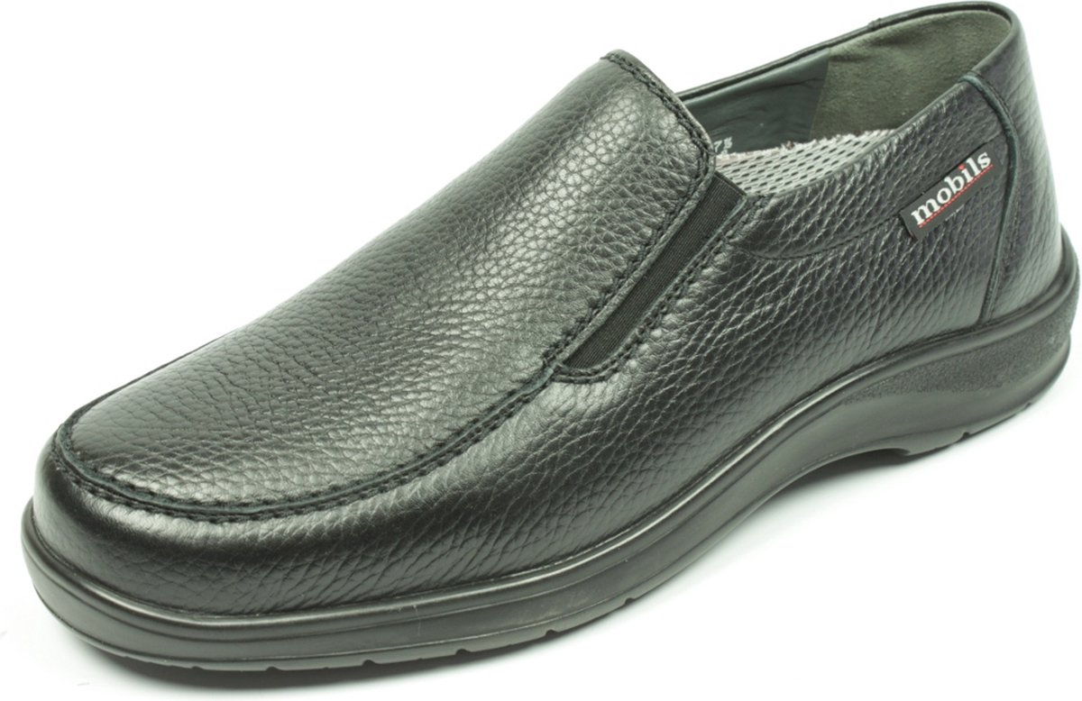 Mephisto Heren Instappers - Zwart - Maat 46