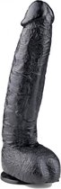 XXLTOYS - Otos - Dildo - Inbrenglengte 21 X 5.5 cm - Black - Uniek Design Realistische Dildo – Stevige Dildo – voor Diehards only - Made in Europe